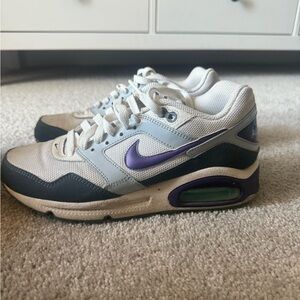 Nike Gray and White Sneakers